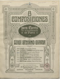 Murmullos [para canto con acompañamiento de piano] [música] : poesía de Gustavo A. Becquer ; Luigi Stefano Giarda.