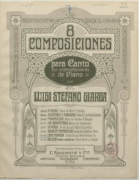 Una mirada [para canto con acompañamiento de piano] [música] : poesía de Luis Pablo Rosquellas ; Luigi Stefano Giarda.