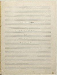 Est ce donc si doux cette vie? pour orchestre de chambre, chanteuse et récitant [microforma] : Leni Alexander.