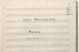 Meralo para guitarra sola [música] : Leni Alexander