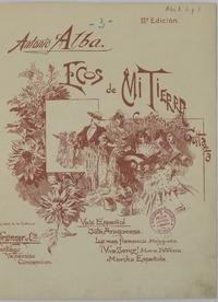 Vals español [para guitarra] [música] A. Alba.