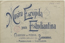 J'y pense gavote ; arreglada para una o dos bandurrias o mandolinas y guitarra [música] : R. Eilenberg ; arreglado para estudiantina por Antonio Alba.