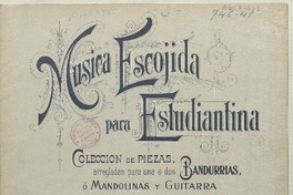 Coqueta gavotte ; arreglada para una o dos bandurrias o mandolinas y guitarra [música] : P. Sudessi ; arreglada por Antonio Alba.