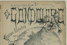 El Gondolero canción española ; para canto y piano [música] : música de Antonio Alba ; letra de Manuel del Palacio.