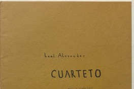 Cuarteto de cuerdas  [música] Leni Alexander