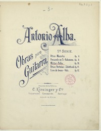 Polka militar [para guitarra] [música] : Antonio Alba.