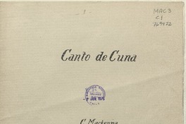 Canto de cuna C. Mackenna.