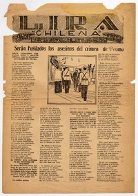 Serán fusilados los asesinos del crimen de Peumo.