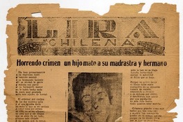 Horrendo crimen, un hijo mató a su madrastra y hermano.