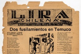 Dos fusilamientos en Temuco.