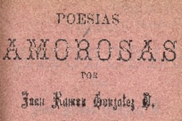 Poesías amorosas por Juan Ramón González O.