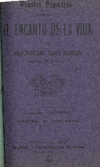 El encanto de la vida : poesías populares : libro quinto por José Hipólito Casas Cordero.