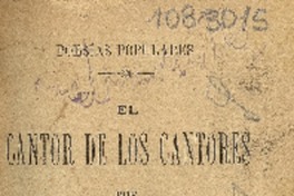 El cantor de los cantores : poesías populares : libro III por Rosa Araneda.
