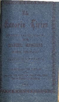 El canario lírico : cantos escojidos para jóvenes y niñas : tomo segundo orijinal de Daniel Meneses.