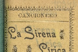 La sirena lírica : cancionero : tomo I por Daniel Meneses.