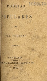 Poesías populares de "El Pequén".