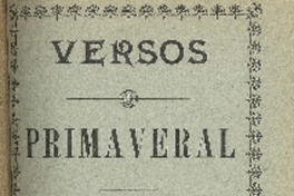 Versos primaveral : cantos, declamación y postales A. Tenlaur S.