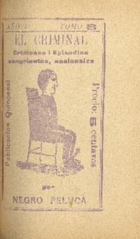 El gran crimen : el Sr. Gallardo asesinado en Teno : febrero 16 de 1905 por Negro Peluca.