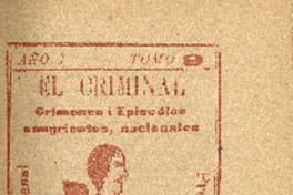Sangriento drama de amor : una mujer adultera horriblemente asesinada : 1897 por Negro Peluca.