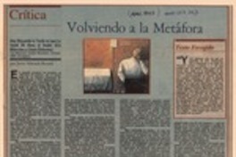 Volviendo a la metáfora