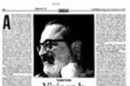 Vivir en la tolerancia  [artículo] Faride Zerán.