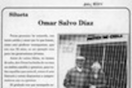 Omar Salvo Díaz  [artículo] Carlos René Ibacache.