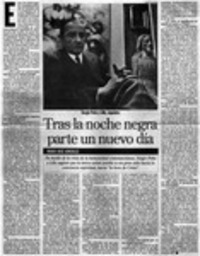 Tras la noche negra parte un nuevo día