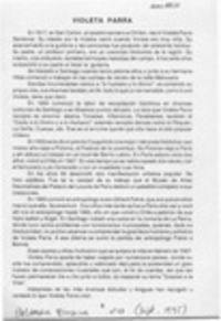 Violeta Parra  [artículo].