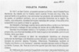 Violeta Parra  [artículo].