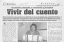 Vivir del cuento  [artículo].