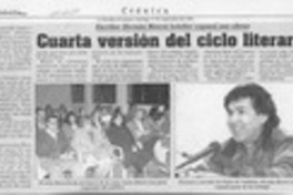 Cuarta versión del ciclo literario  [artículo].