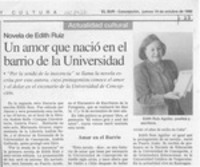 Un Amor que nació en el barrio de la Universidad  [artículo].