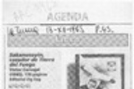 Sakanusoyin, cazador de Tierra del Fuego  [artículo] Lina Meruane.