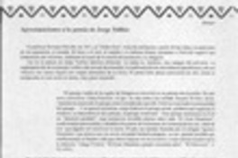 Aproximaciones a la poesía de Jorge Teillier  [artículo] Alfonso Calderón.