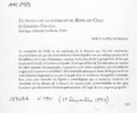 La polilla de la guerra en el reino de Chile  [artículo] Berta López Morales.