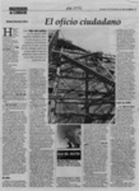 El oficio ciudadano  [artículo] Sergio Vuskovic Rojo.