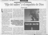 "Hijo del salitre" y el esqueleto de Dios  [artículo] Francisco Coloane.