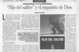 "Hijo del salitre" y el esqueleto de Dios  [artículo] Francisco Coloane.