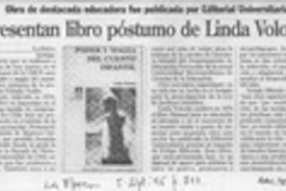 Presentan libro póstumo de Linda Volosky  [artículo].