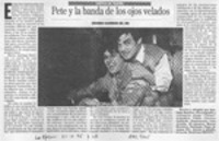 Pete y la banda de los ojos velados  [artículo] Eduardo Guerrero del Río.