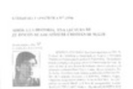 Adiós a la historia, una lectura de El rincón de los niños de Cristián Huneeus