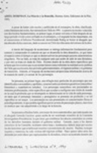 La muerte y la doncella  [artículo] Daniela Bustos.