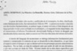 La muerte y la doncella  [artículo] Daniela Bustos.