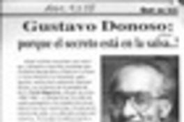 Gustavo Donoso, porque el secreto está en la salsa -- !