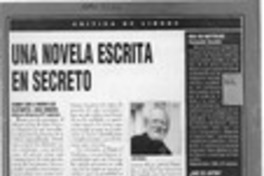 Una novela escrita en secreto  [artículo] José Promis.