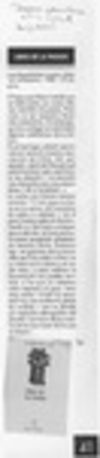 Libro de la pasión  [artículo].