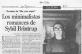 Los minimalistas romances de Sybil Brintrup  [artículo] Ximena Poo.