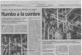 Rumbo a la cumbre  [artículo]Leopoldo Pulgar I.