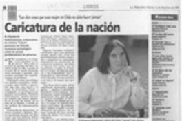 Caricatura de la nación  [artículo] Lina Meruane.