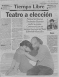 Teatro a elección  [artículo].